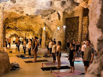 Cabaret cave yoga and guided hike at Yanchep National Park